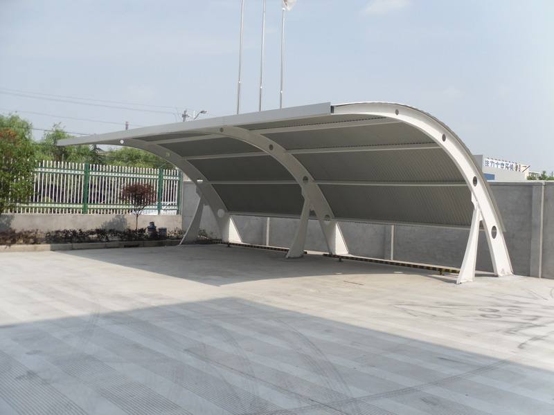 膜結(jié)構(gòu)停車棚的安裝校驗方法
